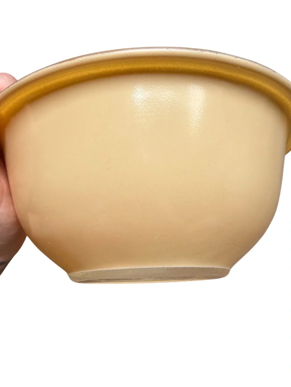 PYREX Vintage Mixing Bowls Set 323 1.5L & 322 1L Orange Yellow Nesting Bowls